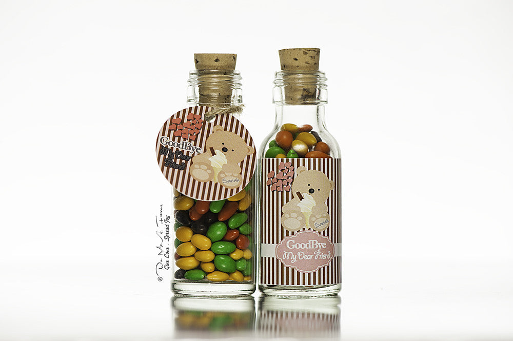 Bye Bye Teddy Potion Bottles