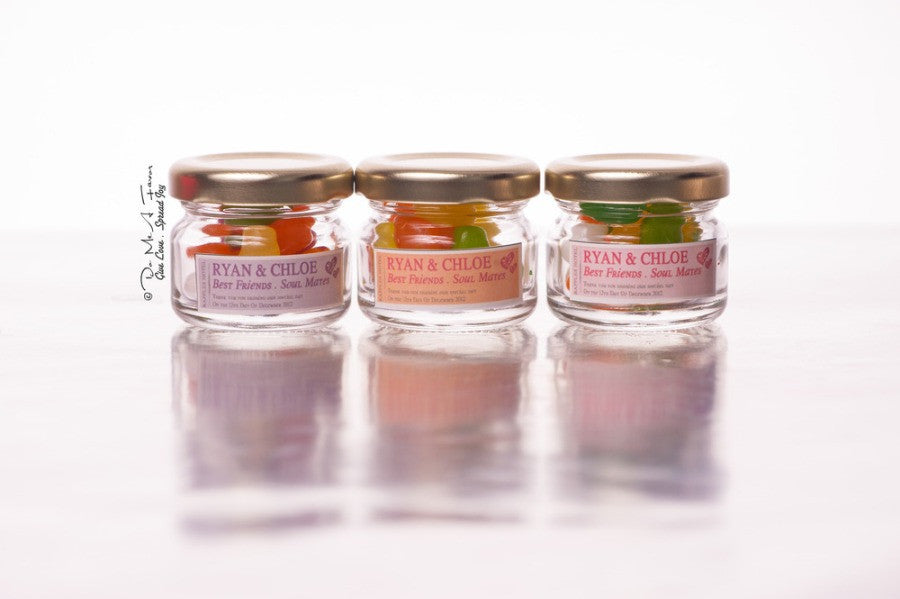 Best Friends, Soulmates Classic Mini Jam Bottles