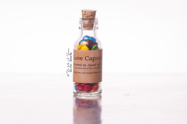 Love Capsule Potion Bottles