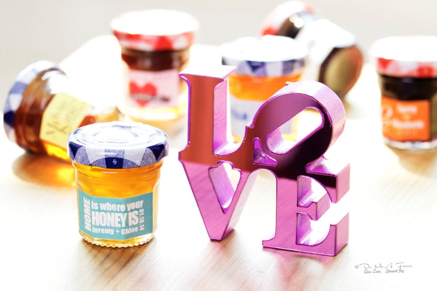Modern Love Notes Bonne Maman Jam/Honey