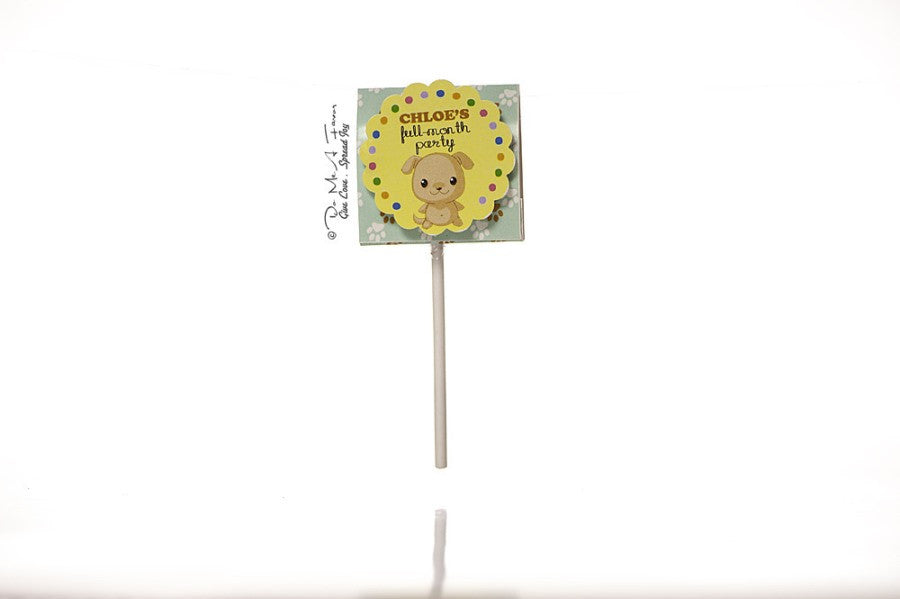 Pi the Puppy Organic Lollipops