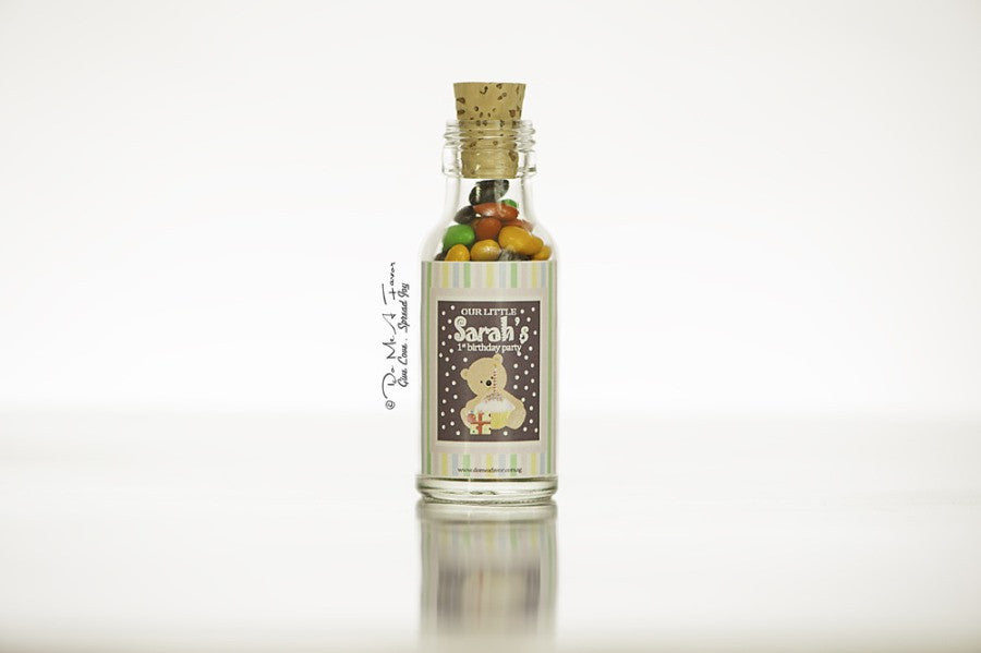 Cuddly Teddy Potion Bottles