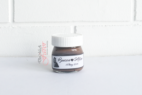 Classic Couple Mini Nutella Bottles