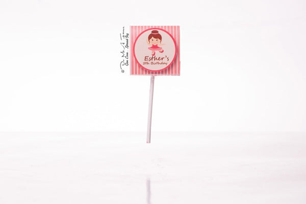 Adorable Ballerina Organic Lollipops