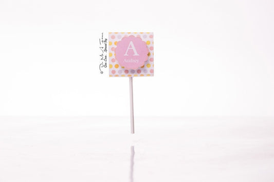 Cute As A Button Organic Lollipops