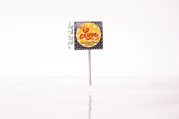 Live.Love.Laugh Organic Lollipops