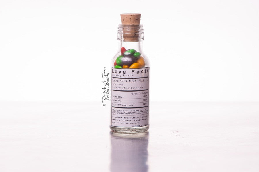 Love Facts Potion Bottles