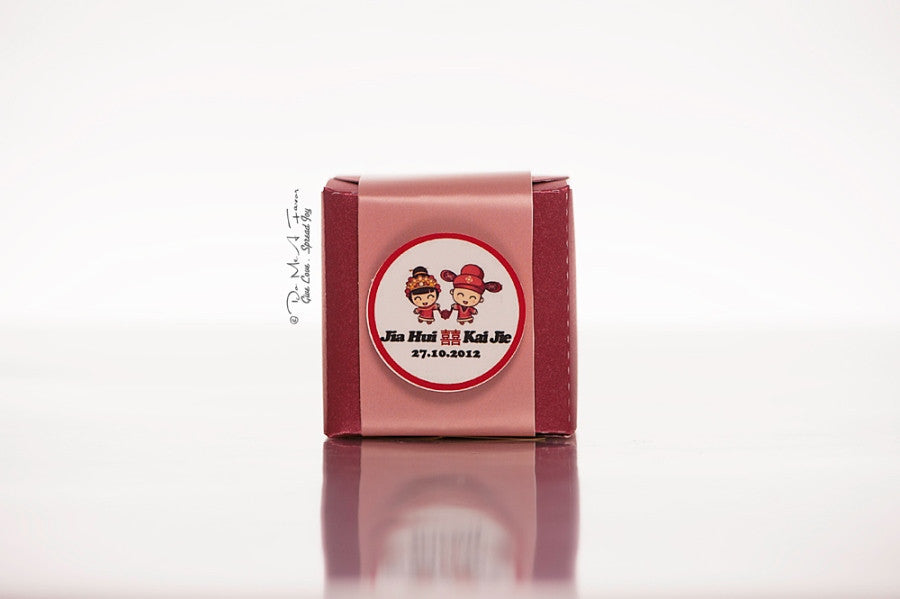 Oriental Couple Favor Boxes