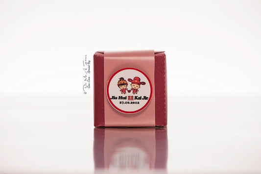 Oriental Couple Favor Boxes