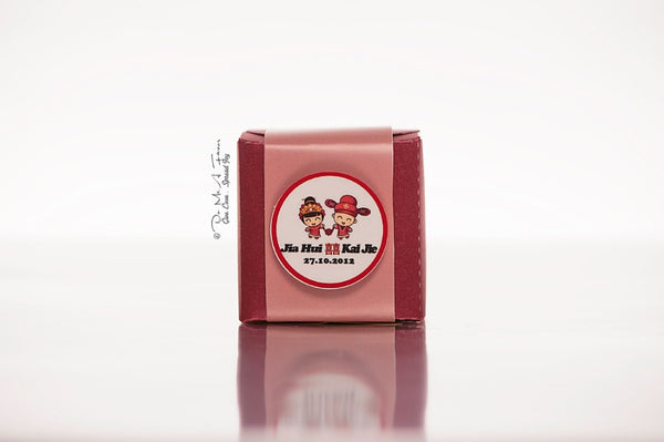 Oriental Couple Favor Boxes