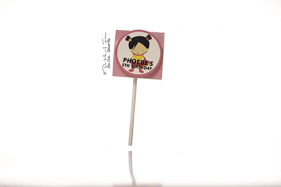 Little SuperGal Organic Lollipops