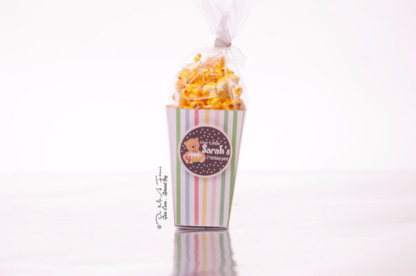 Cuddly Teddy Popcorn Box