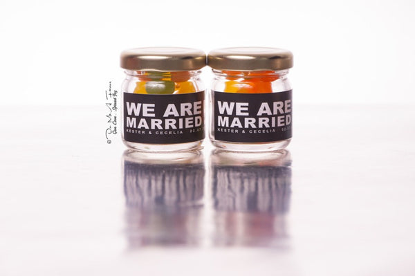 We Are Married Classic Jam Bottles